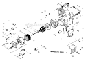 Page B Diagram and Parts List for 8968-1 A2400 Briggs and Stratton Generator